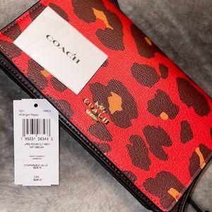 Coach crossover bag/small. Leopard print